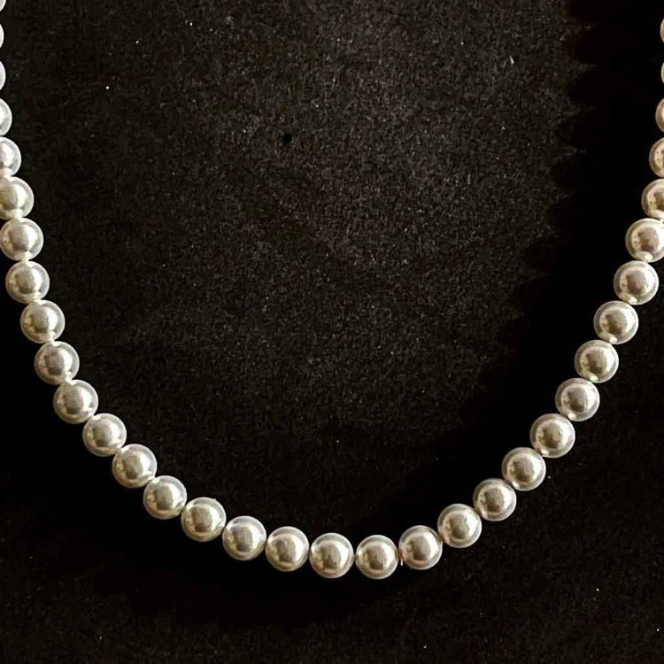 Collana Di Perle Unisex | Collana Di Perle Bianche | Preziosi Milano