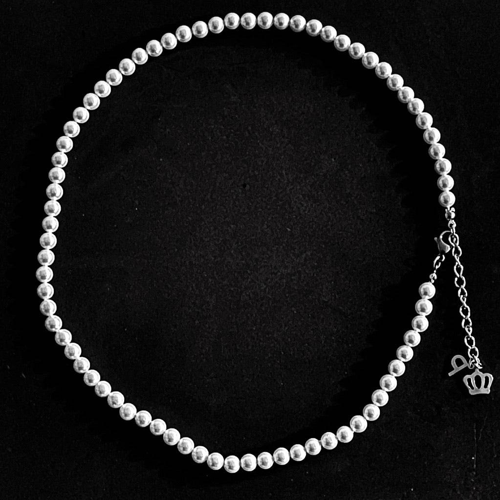 Collana Di Perle Unisex | Collana Di Perle Bianche | Preziosi Milano