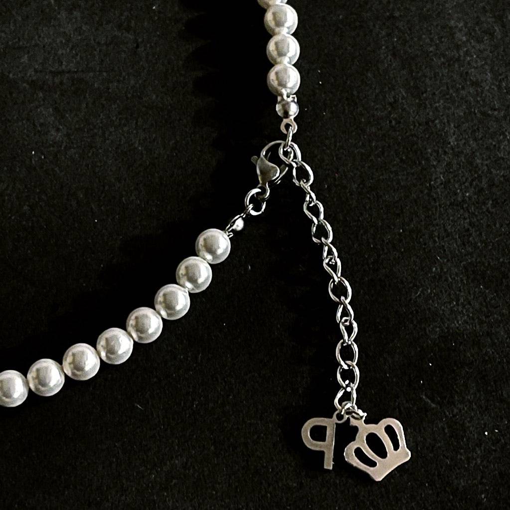 Collana Di Perle Unisex | Collana Di Perle Bianche | Preziosi Milano
