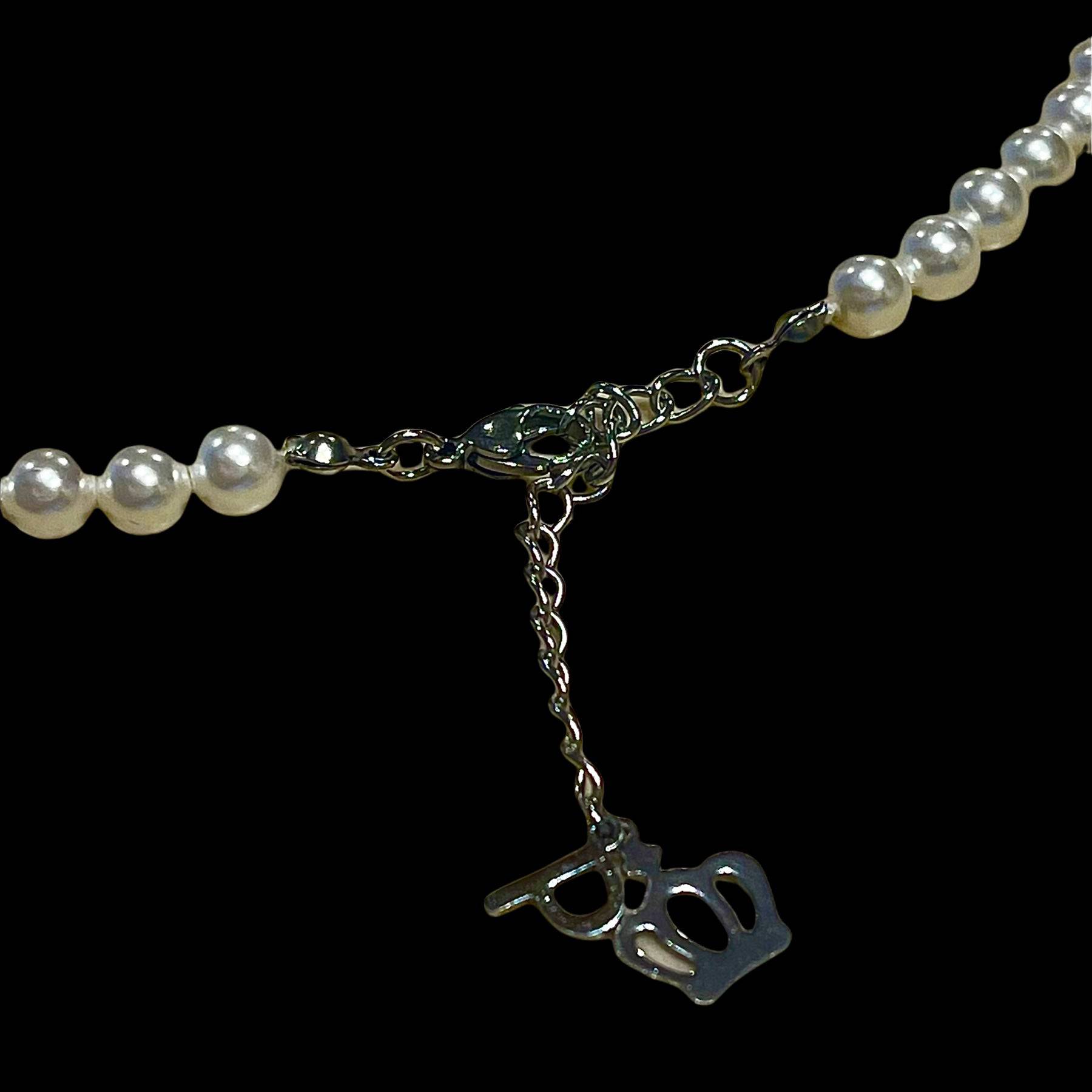 Collana Di Perle Unisex | Collana Di Perle Bianche | Preziosi Milano