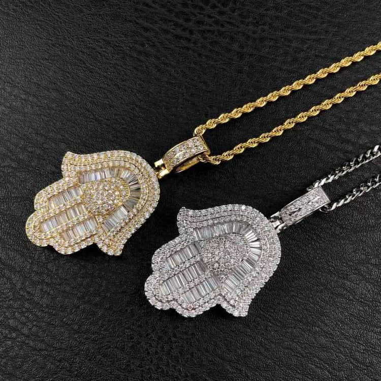 Diamond Mano Di Fatima - Preziosi MilanoCiondolo Di Diamanti Da Uomo | Ciondolo Di Diamanti | Preziosi Milano