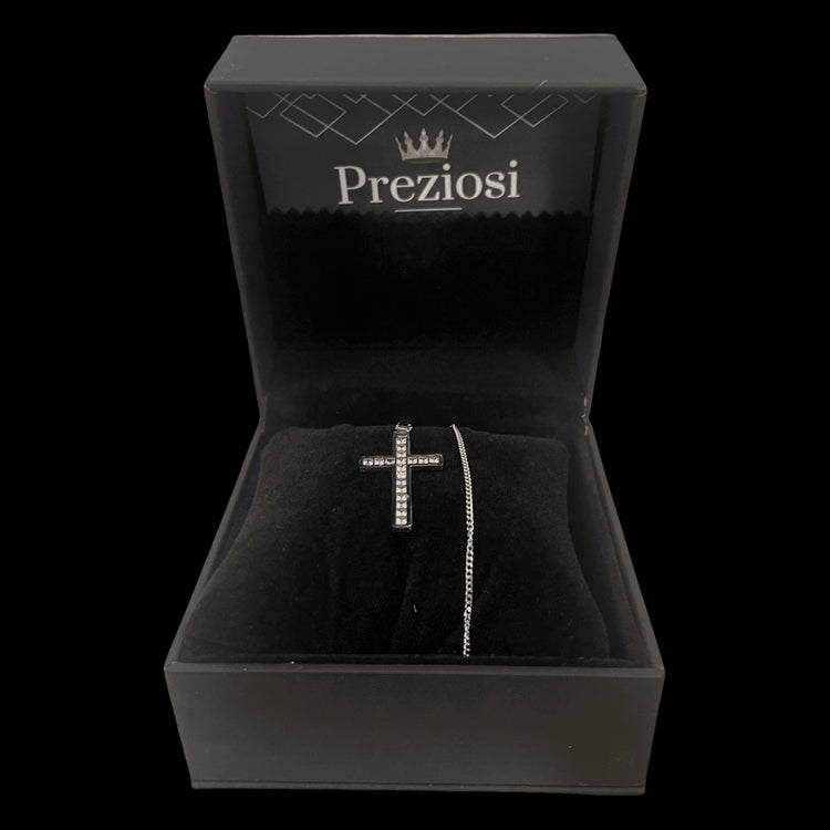Collana Croce Diamantata | Collana Croce | Preziosi Milano