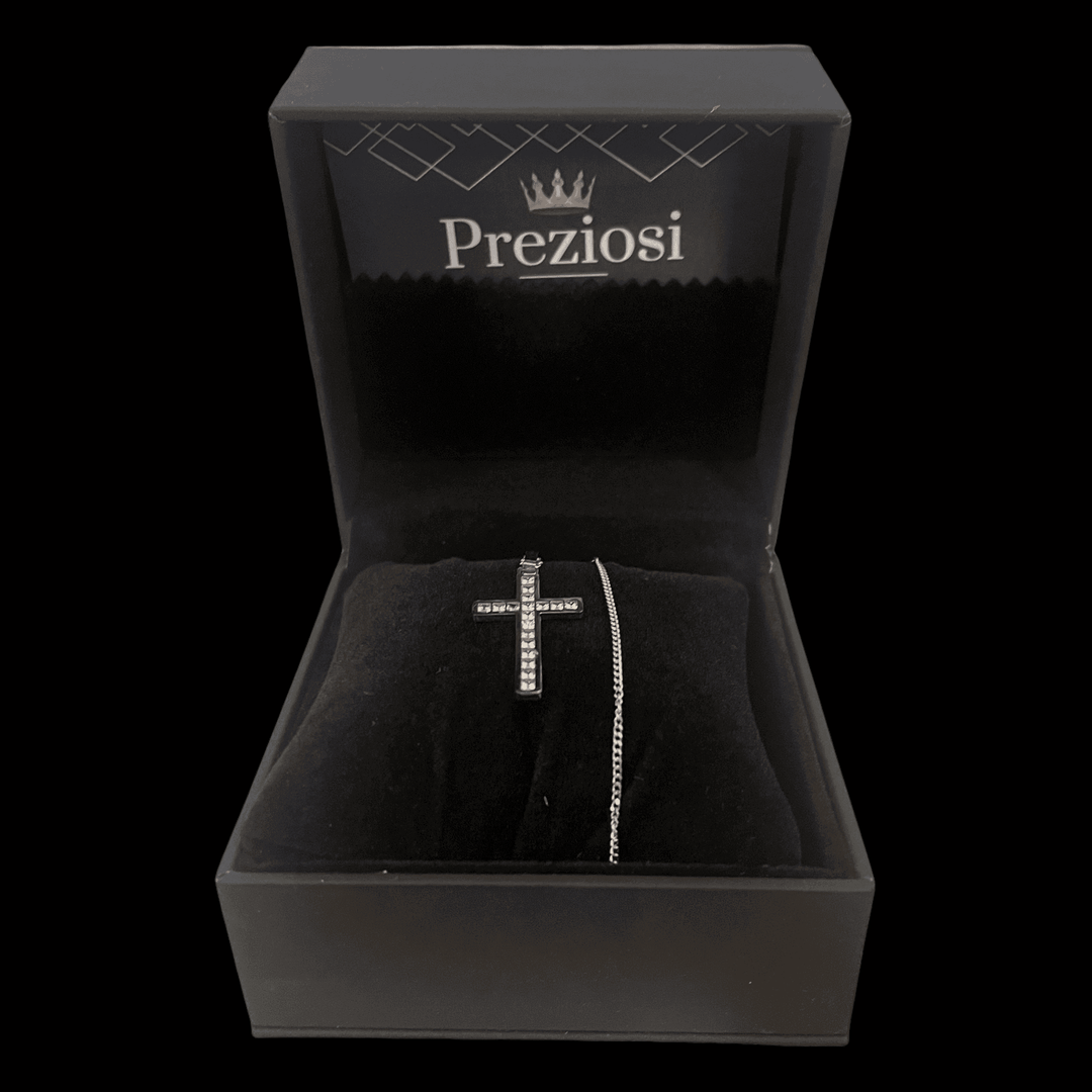 Collana Croce Diamantata | Collana Croce | Preziosi Milano