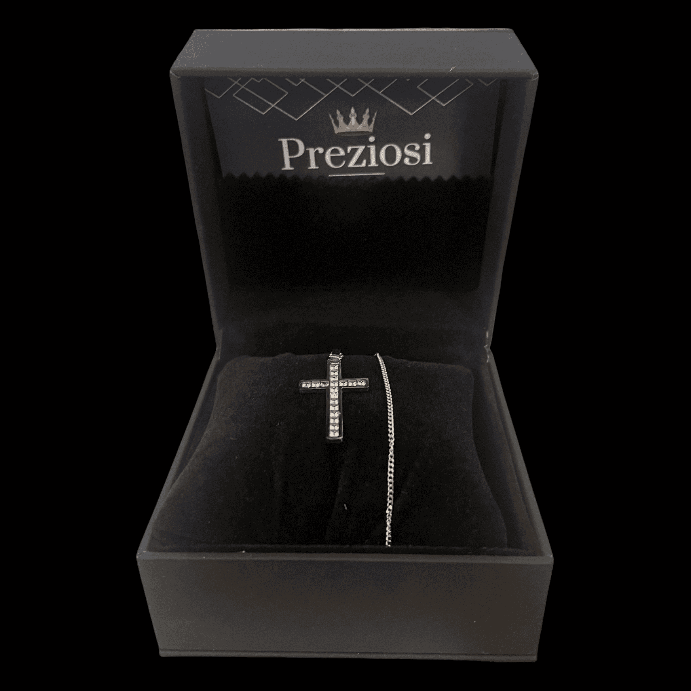 Collana Croce Diamantata | Collana Croce | Preziosi Milano