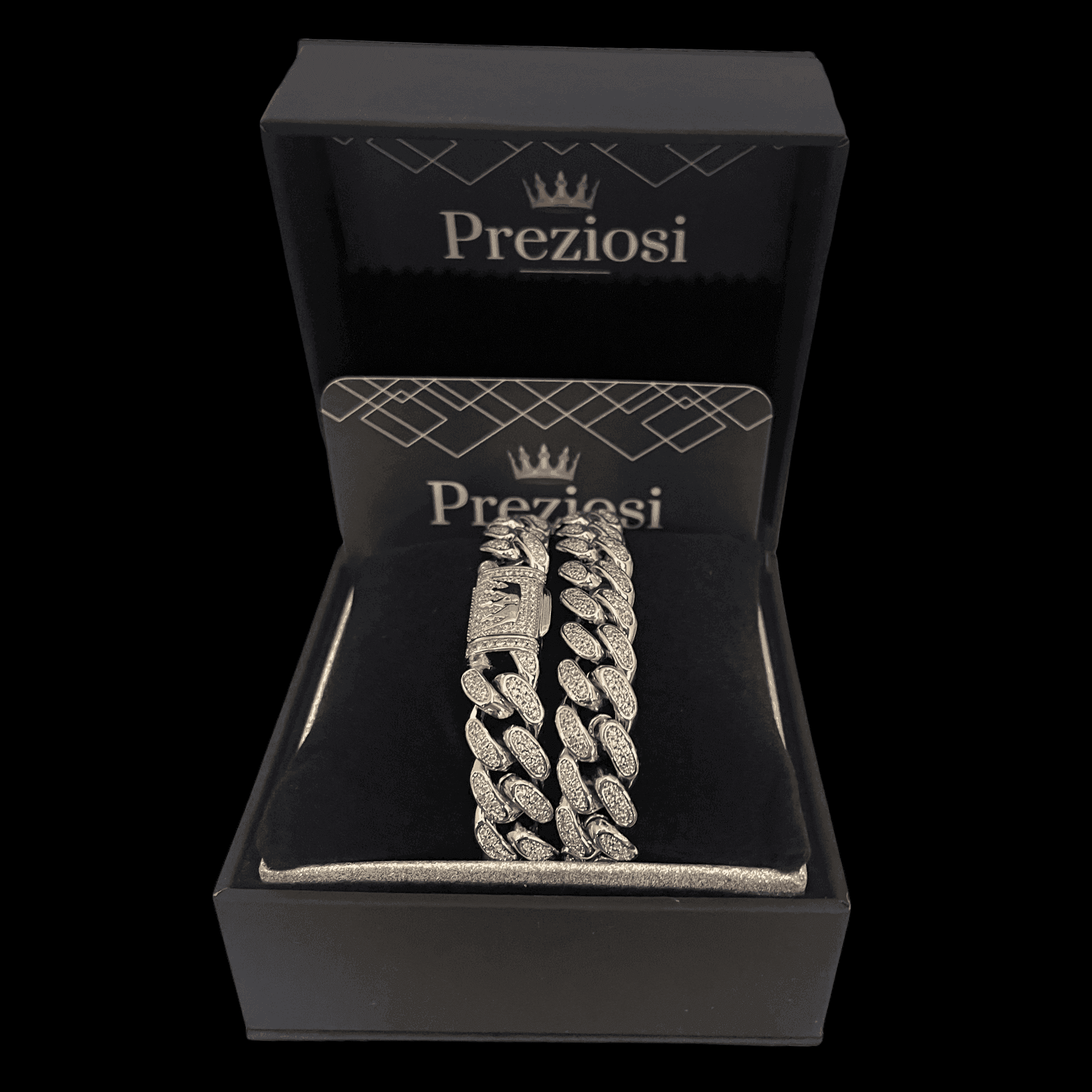 Collana Ice Fresh luxury Rhodium - Preziosi Milano