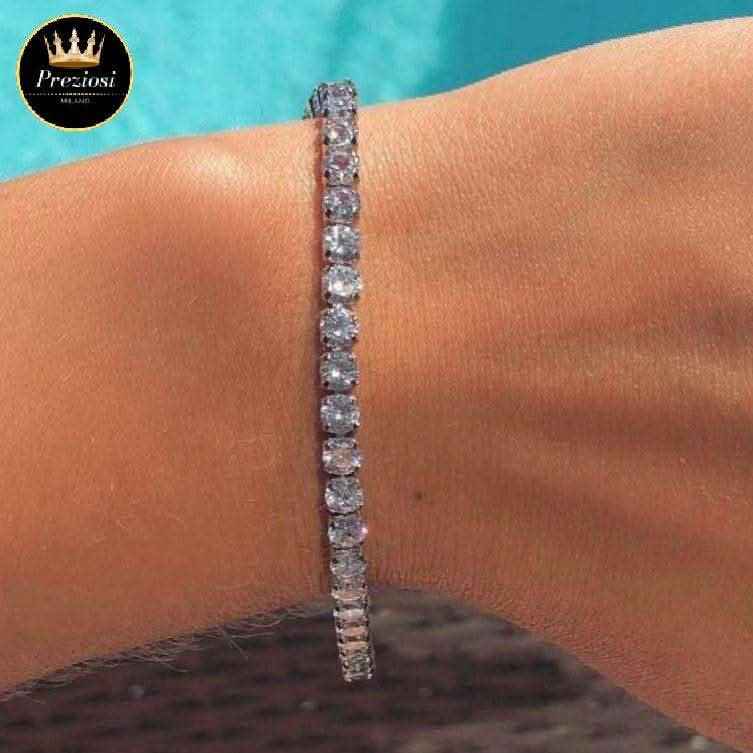 Braccialetto Tennis Diamantato | Braccialetto Tennis | Preziosi Milano