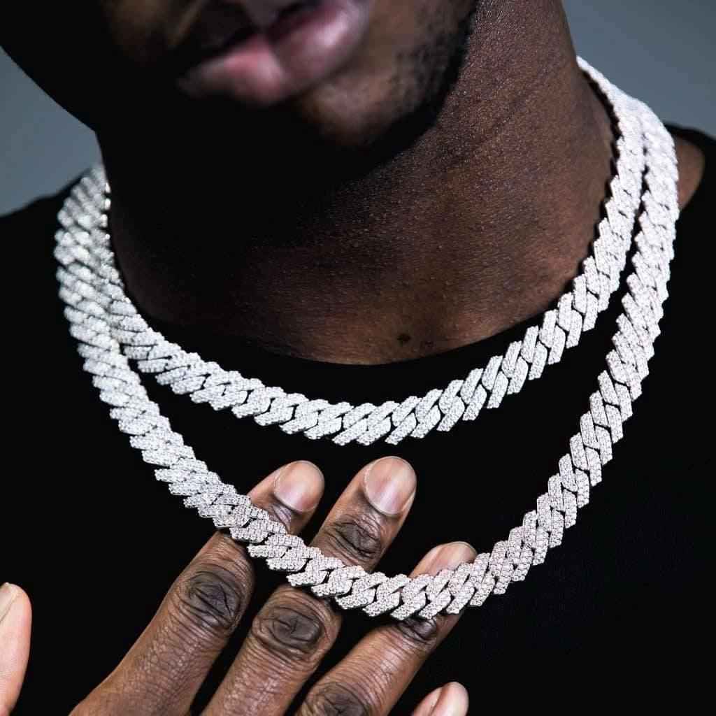 Collana Cubana Di Diamanti | Collana Cubana Da Uomo | Preziosi Milano