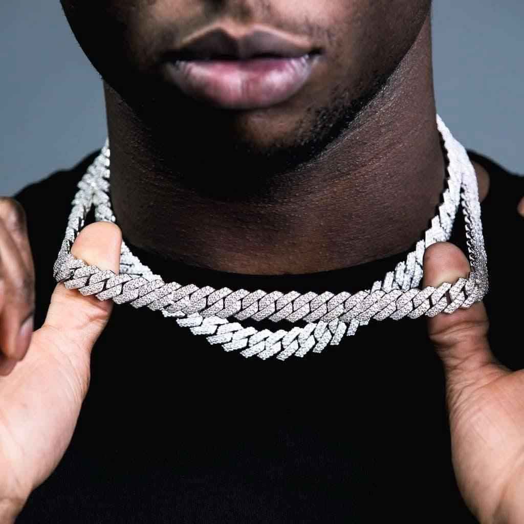 Collana Cubana Di Diamanti | Collana Cubana Da Uomo | Preziosi Milano