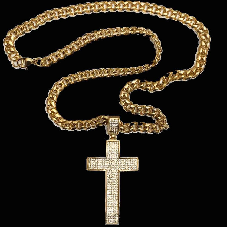 Collana Di Diamanti Croce D'oro | Preziosi Milano