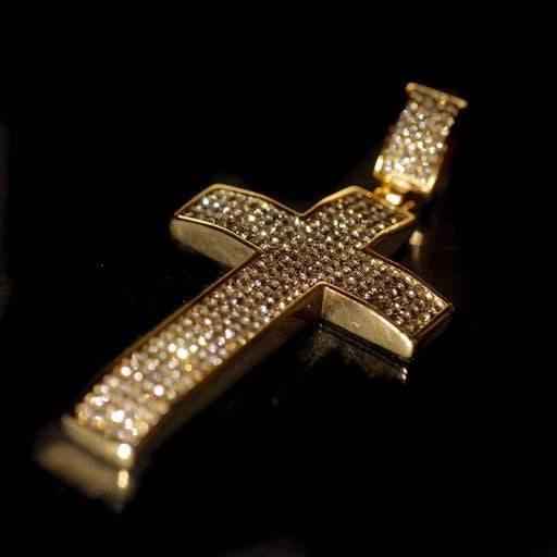 Collana Di Diamanti Croce D'oro | Preziosi Milano