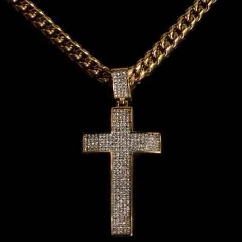 Collana Di Diamanti Croce D'oro | Preziosi Milano