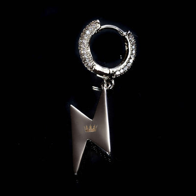 Orecchini Fulmine Luxury Rhodium - Preziosi Milano