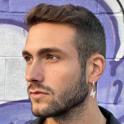 Orecchini Fulmine Luxury Rhodium - Preziosi Milano